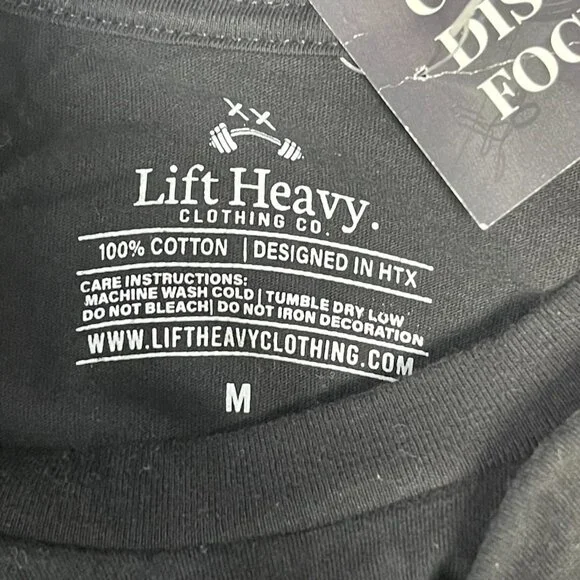 NWT Lift Heavy Clothing Co Graphic T-Shirt – Black – XX (Medium) - Picture 6 of 6
